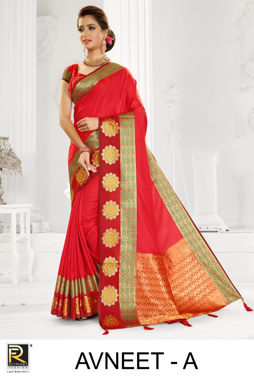 Ranjana Presents  Avneet Casual Wear  Sarees Collection