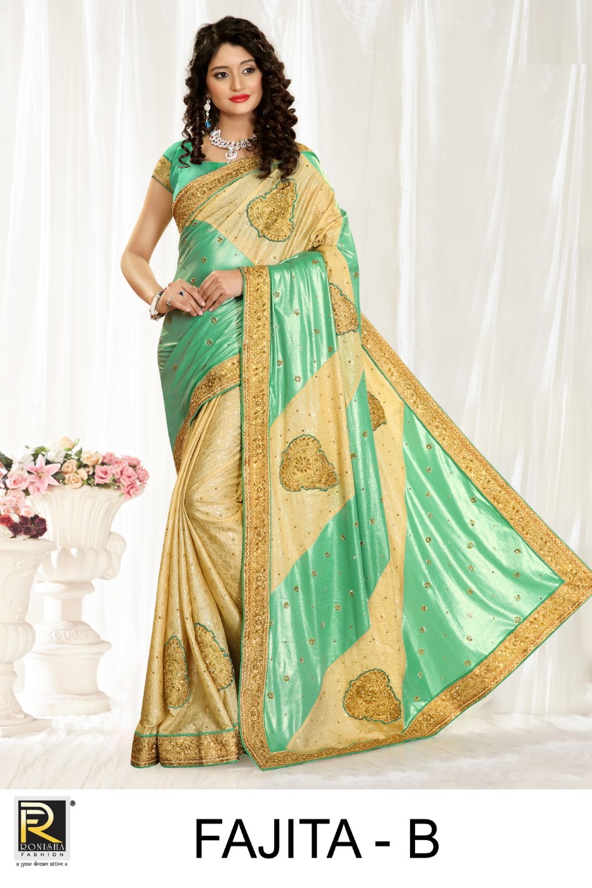 Ranjna  Presents Fajita Festive Wear  Sarees  Collection
