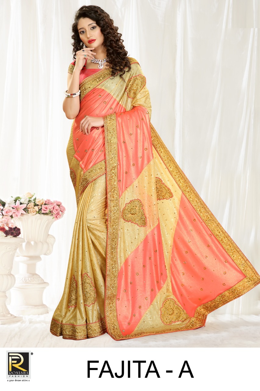 Ranjna  Presents Fajita Festive Wear  Sarees  Collection
