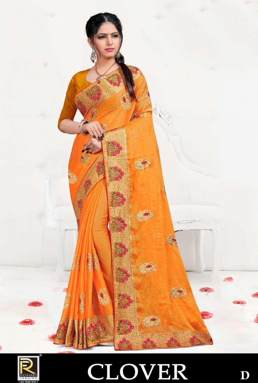 Ranjna Presents Clover Designer Sarees Collection