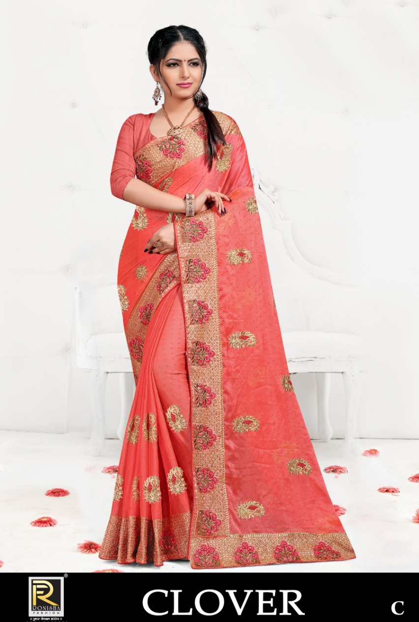 Ranjna Presents Clover Designer Sarees Collection
