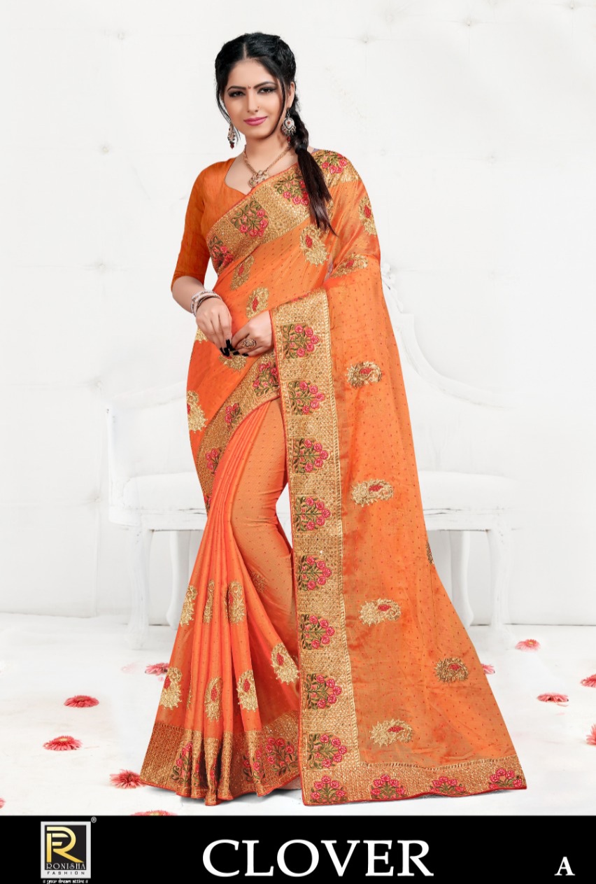 Ranjna Presents Clover Designer Sarees Collection