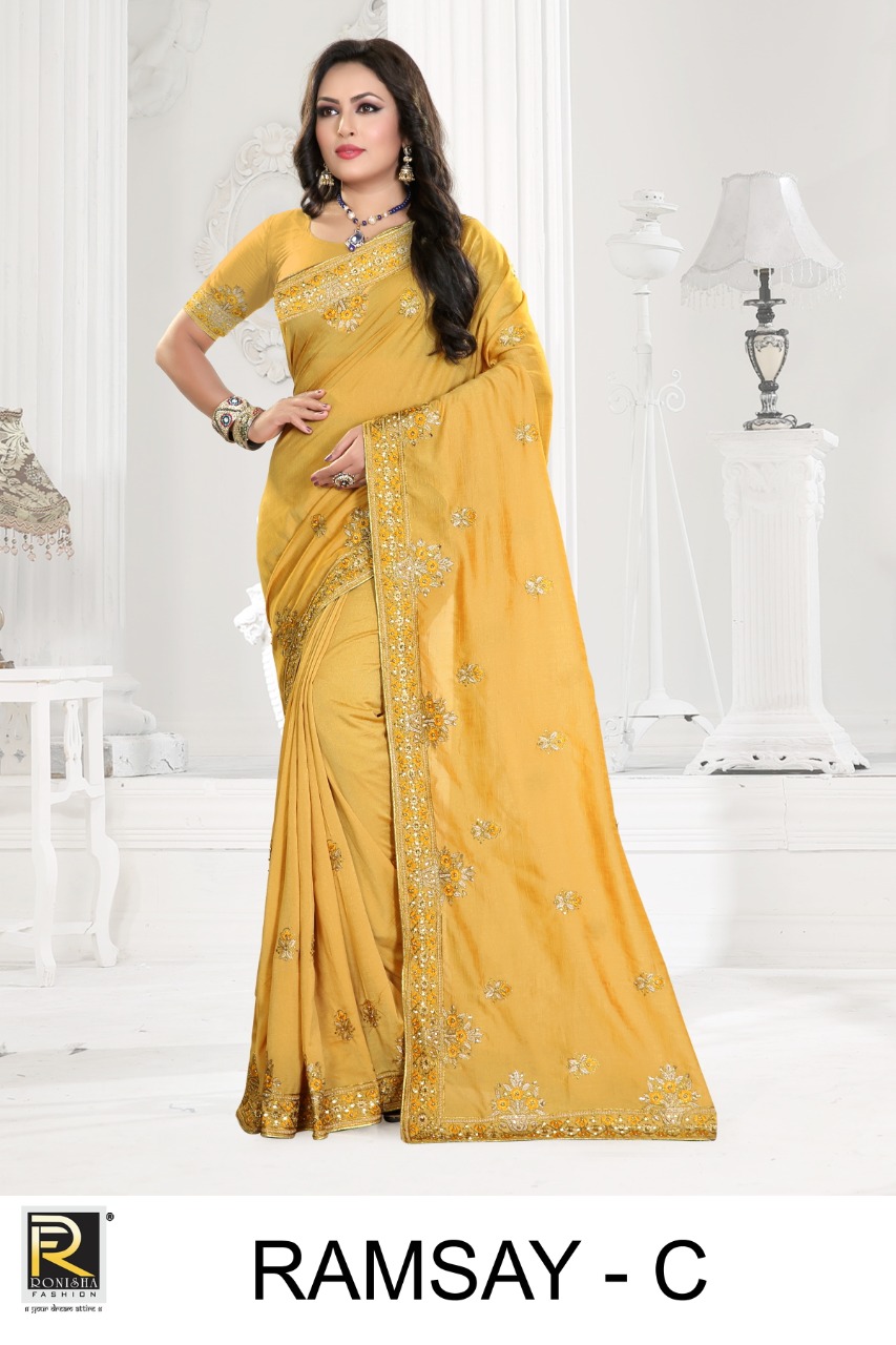 Ranjna Presents  Ramsay Designer Saree Collection