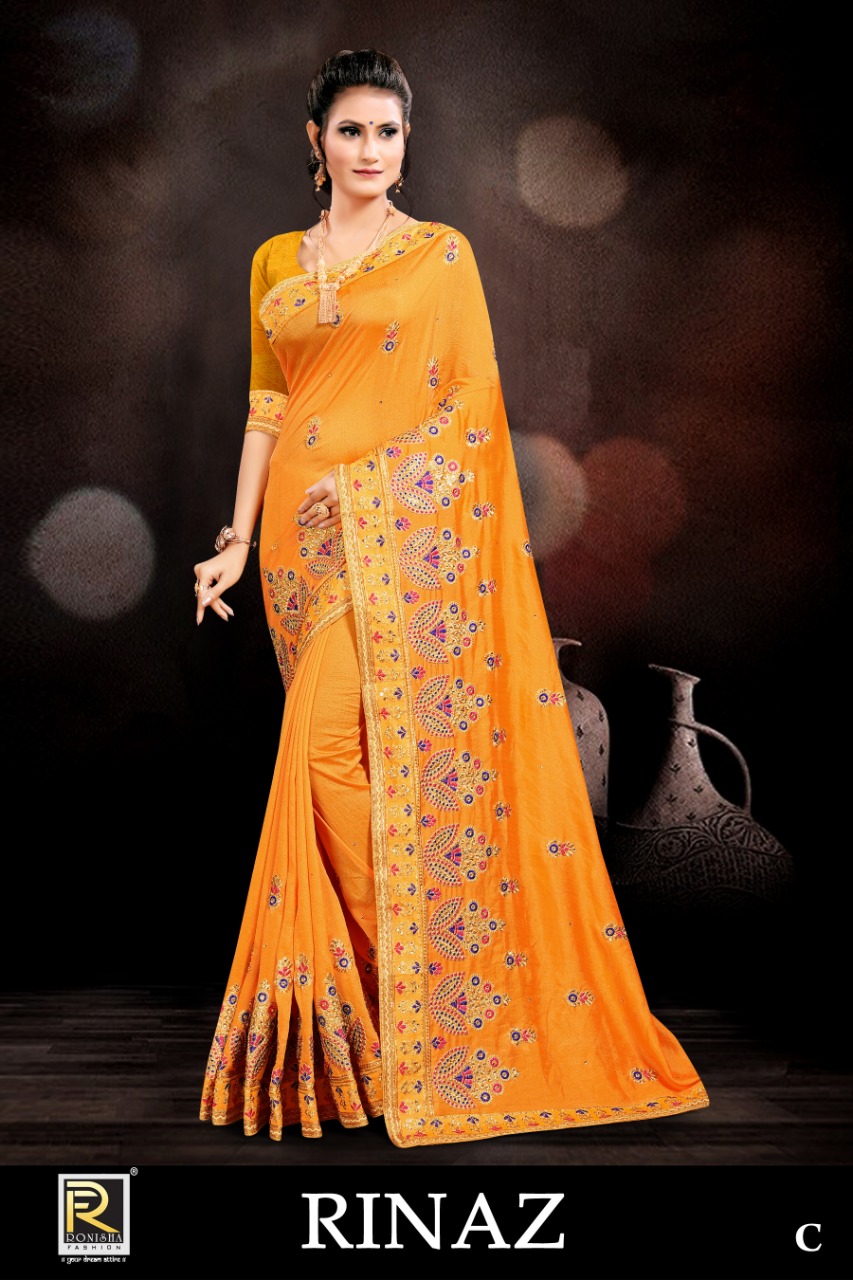 Ranjna Presents Rinaz   Designer Sarees  Collection
