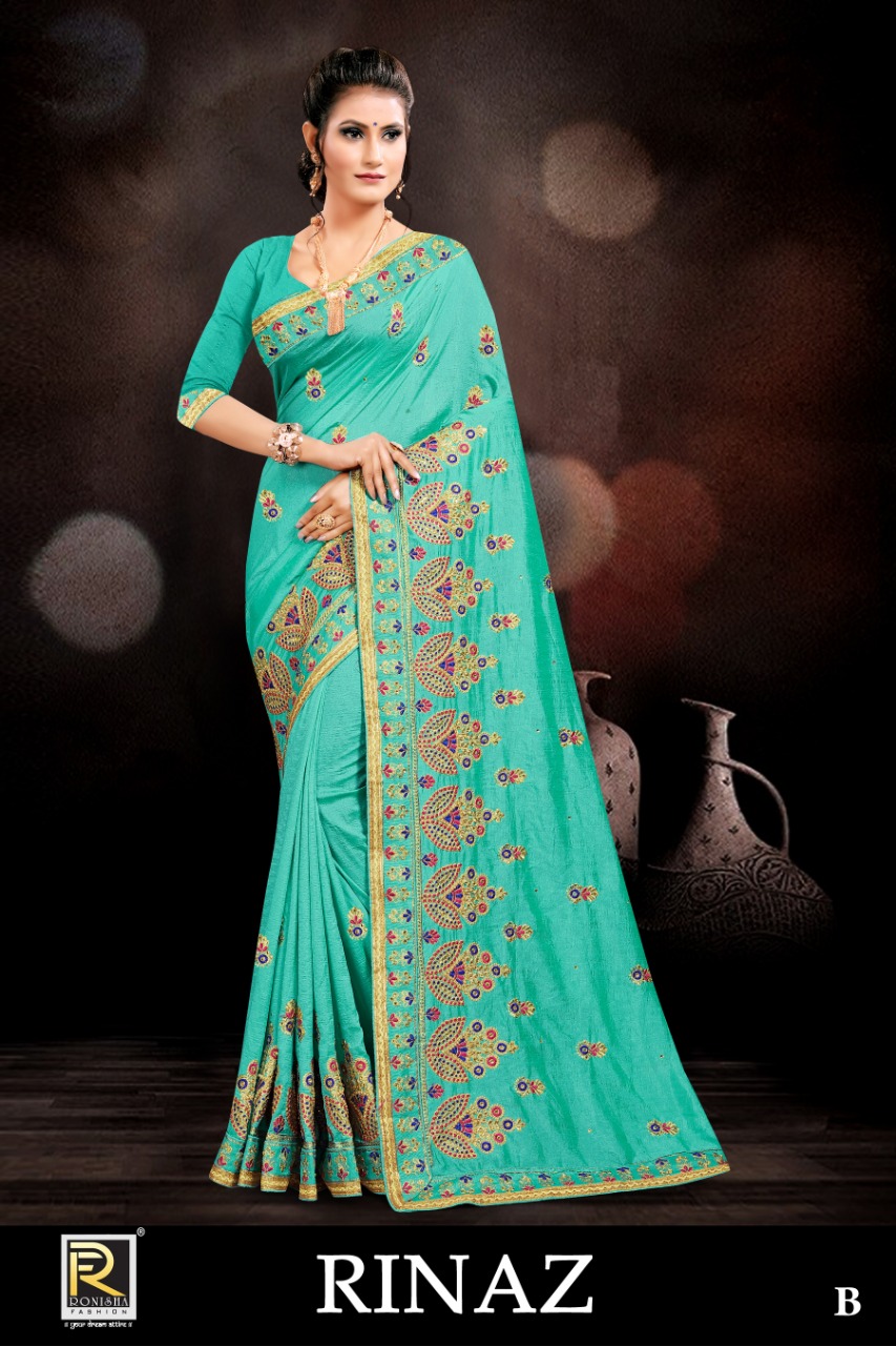 Ranjna Presents Rinaz   Designer Sarees  Collection
