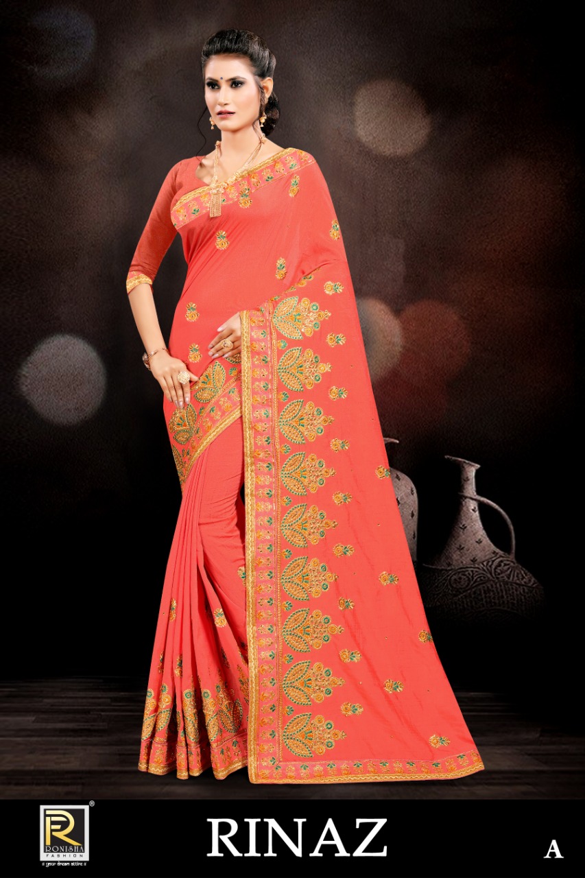 Ranjna Presents Rinaz   Designer Sarees  Collection