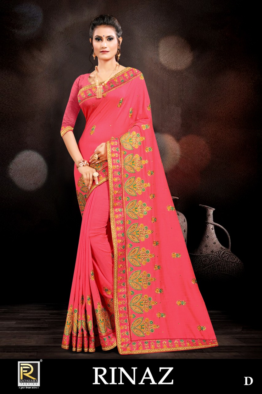 Ranjna Presents Rinaz   Designer Sarees  Collection