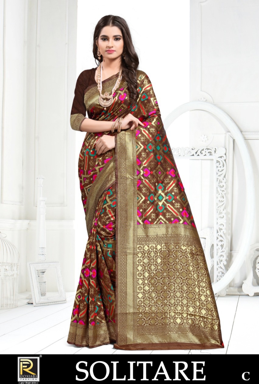 Ranjna   Presents  Solitare  Running Wear Saree Collection