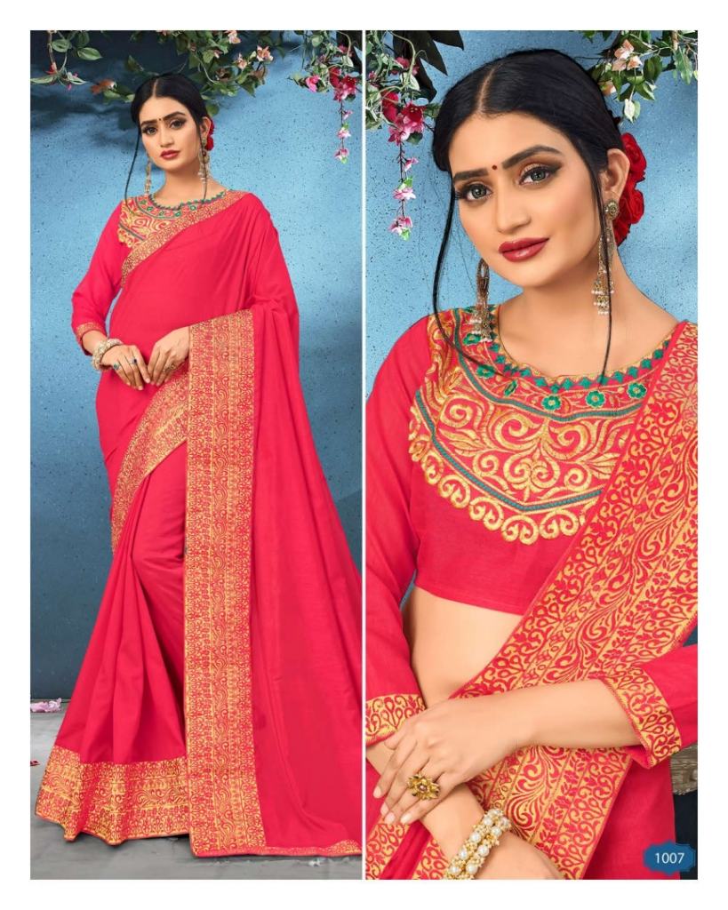 Ranjna Presents Flory Festive Wear Saree Collection