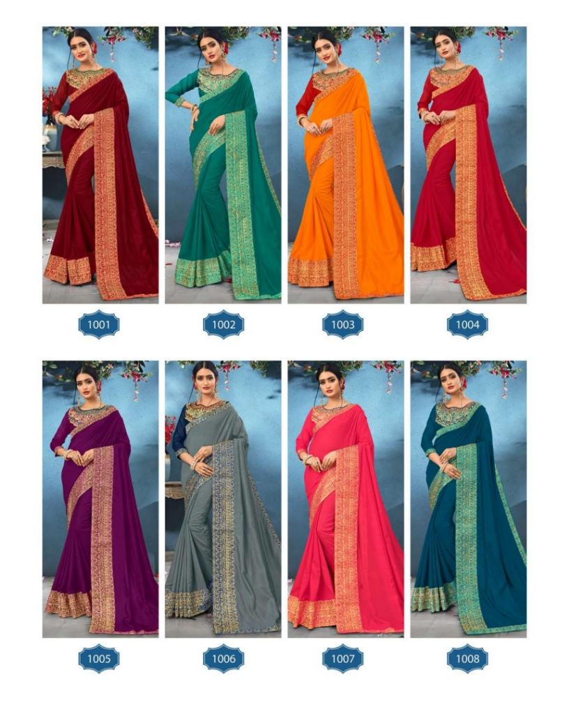 Ranjna Presents Flory Festive Wear Saree Collection