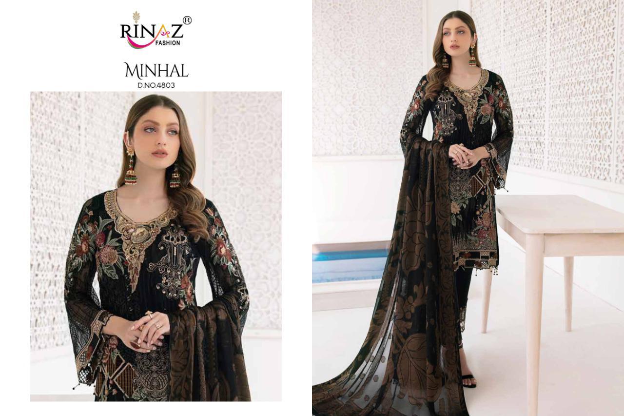 Rinaz Presents Minhal Vol 4  Pakistani Suits Collection