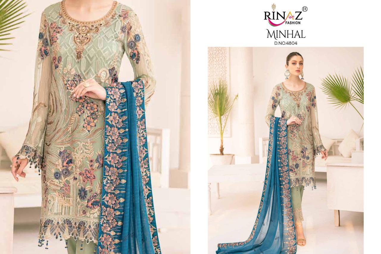 Rinaz Presents Minhal Vol 4  Pakistani Suits Collection