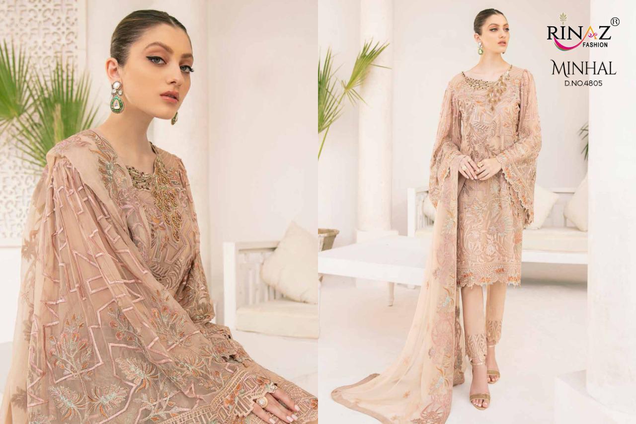 Rinaz Presents Minhal Vol 4  Pakistani Suits Collection