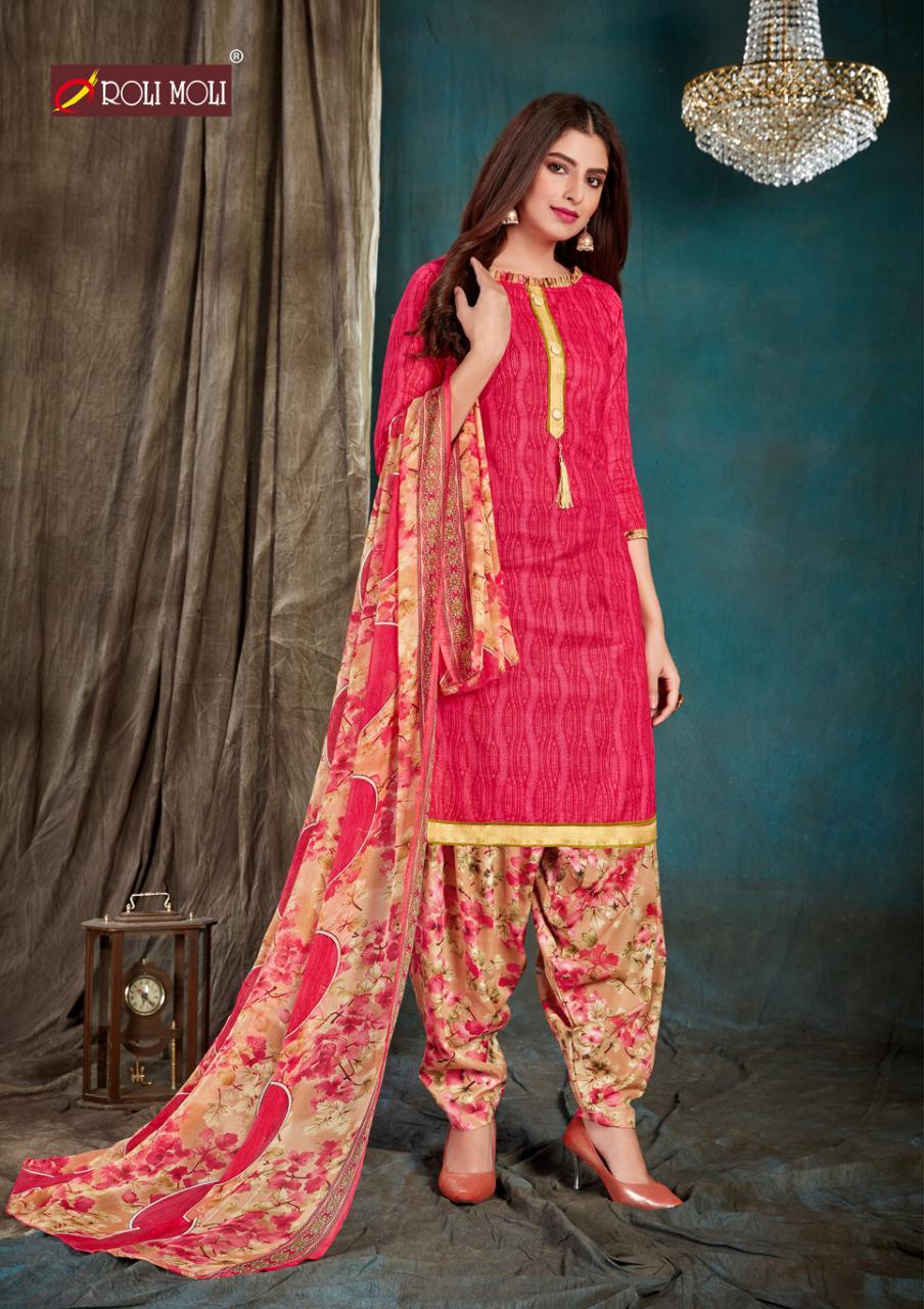 Roli Moli Presents  Kohinoor  Designer Dress Material