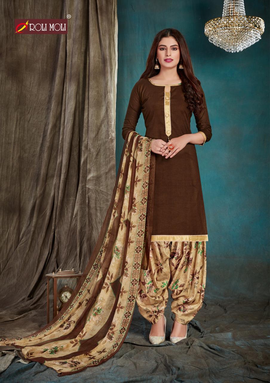 Roli Moli Presents  Kohinoor  Designer Dress Material
