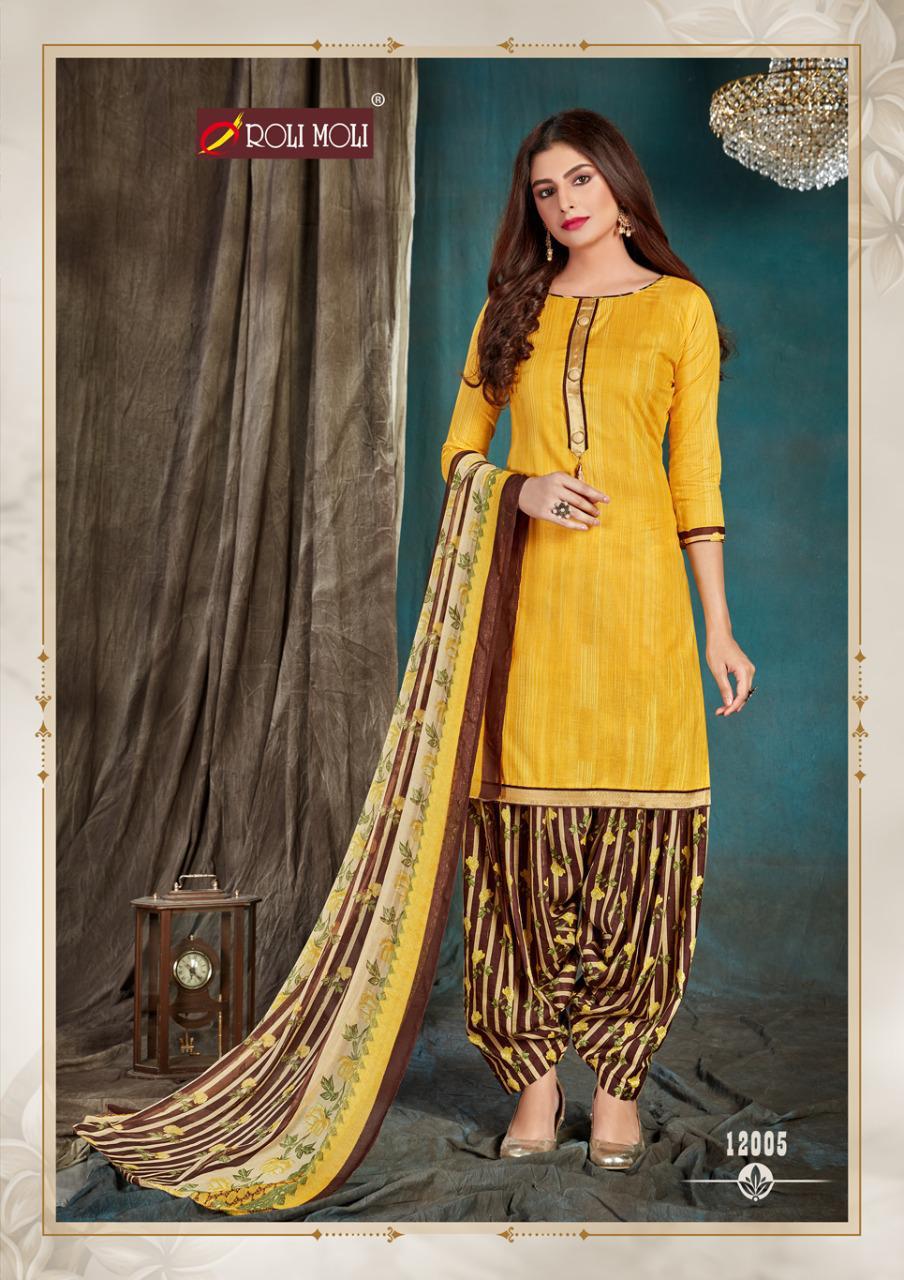 Roli Moli Presents  Kohinoor  Designer Dress Material