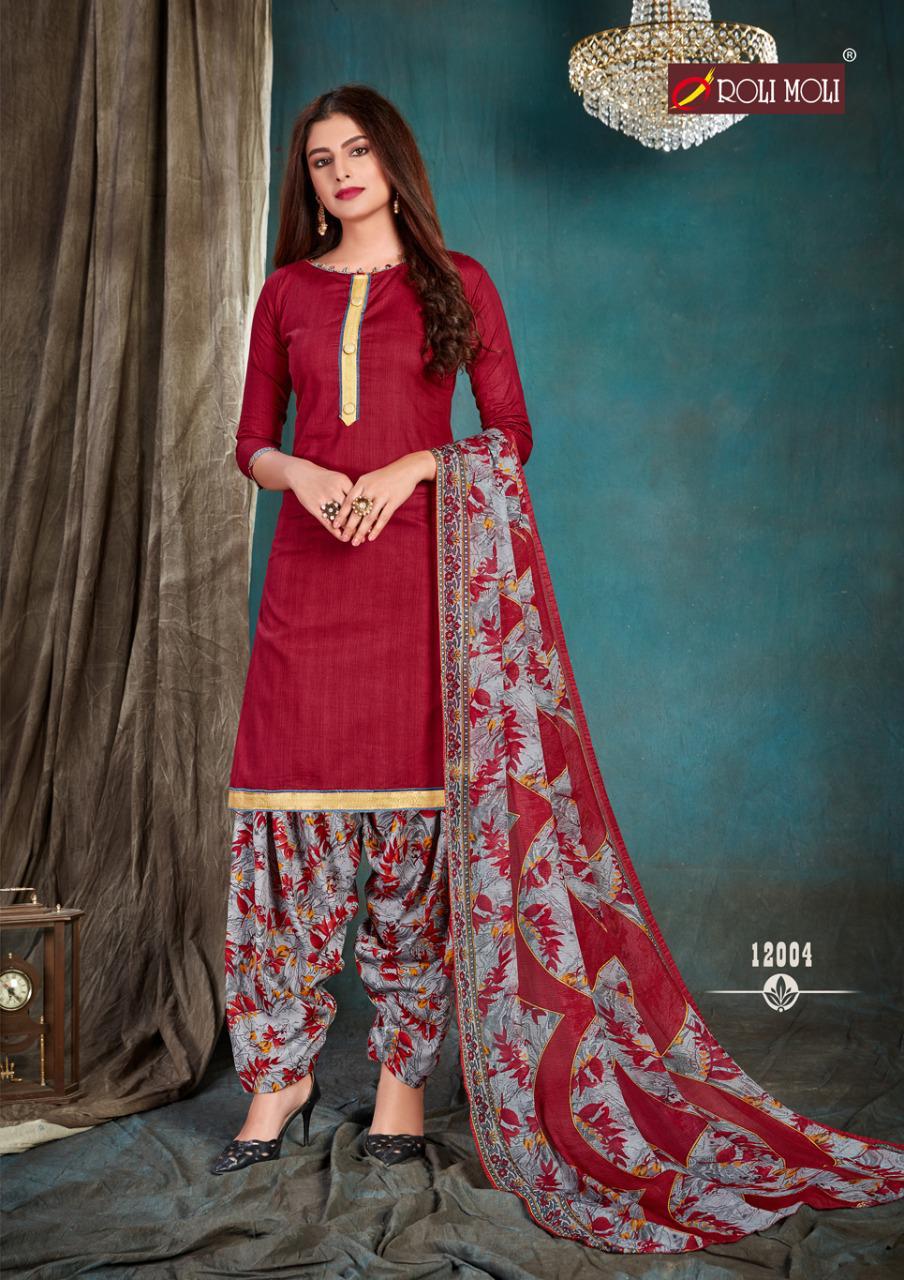 Roli Moli Presents  Kohinoor  Designer Dress Material