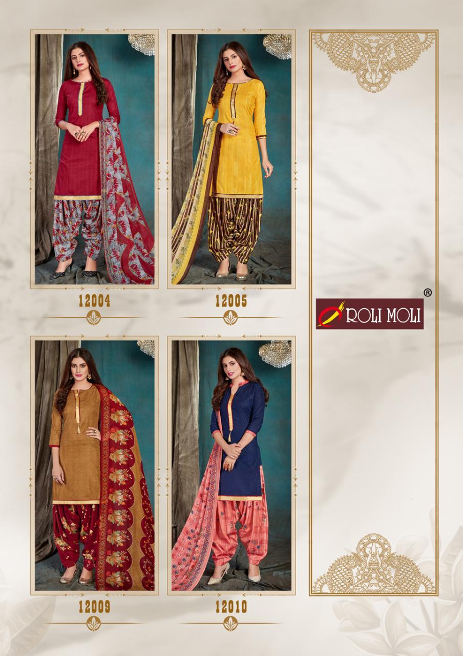 Roli Moli Presents  Kohinoor  Designer Dress Material