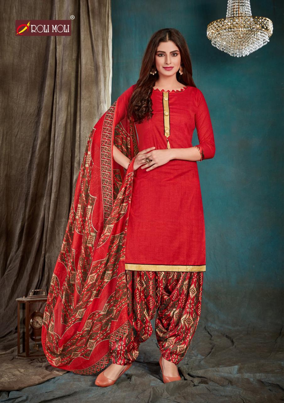 Roli Moli Presents  Kohinoor  Designer Dress Material