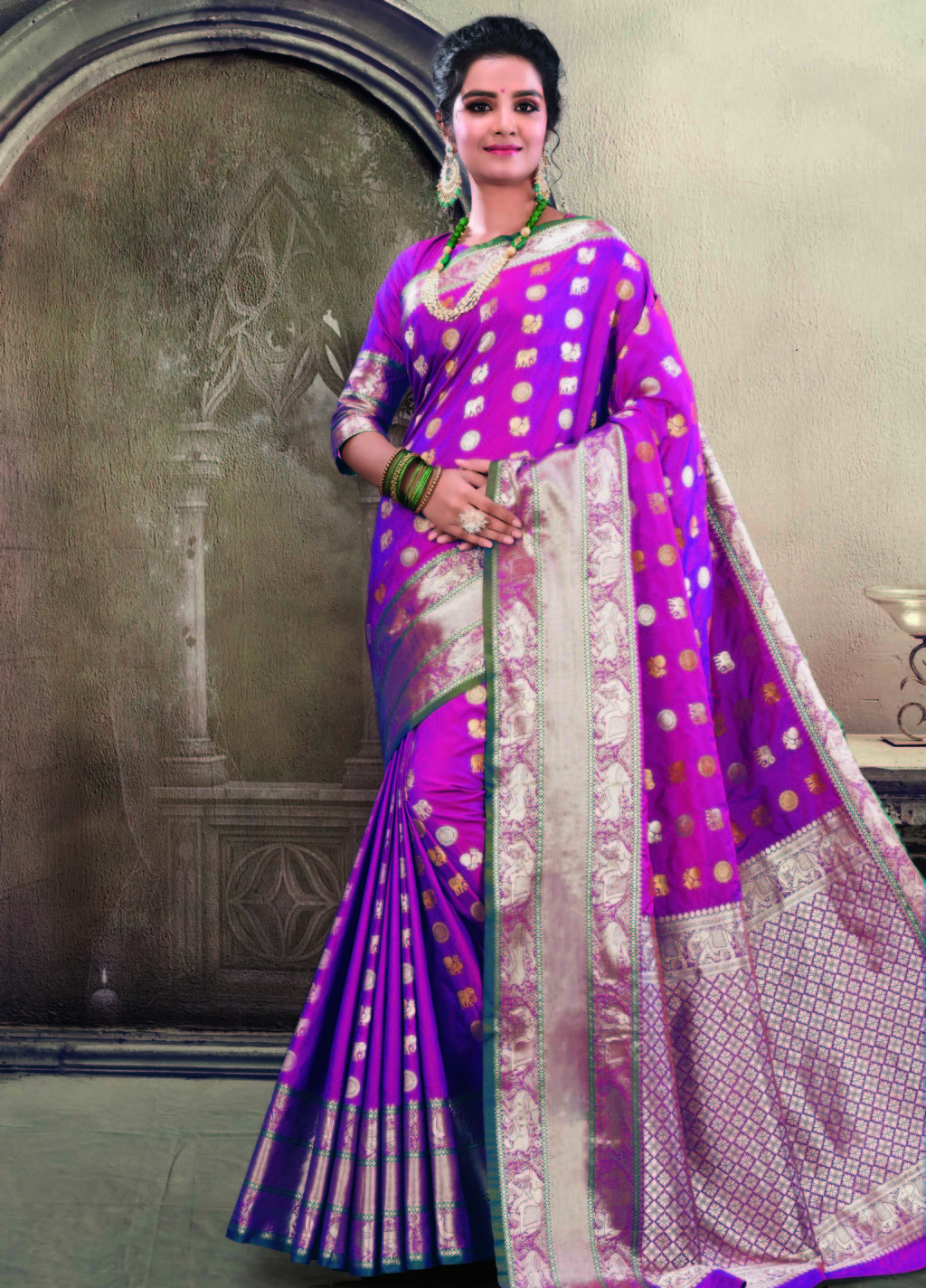 Sangam Presents Kadambari Silk Soft Silk Sarees