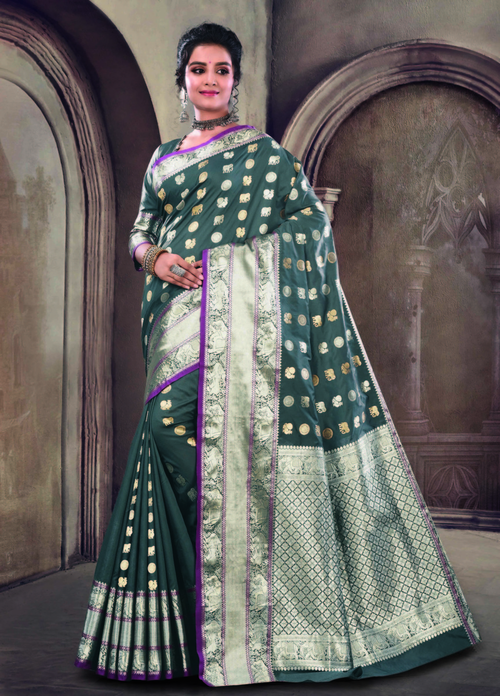 Sangam Presents Kadambari Silk Soft Silk Sarees
