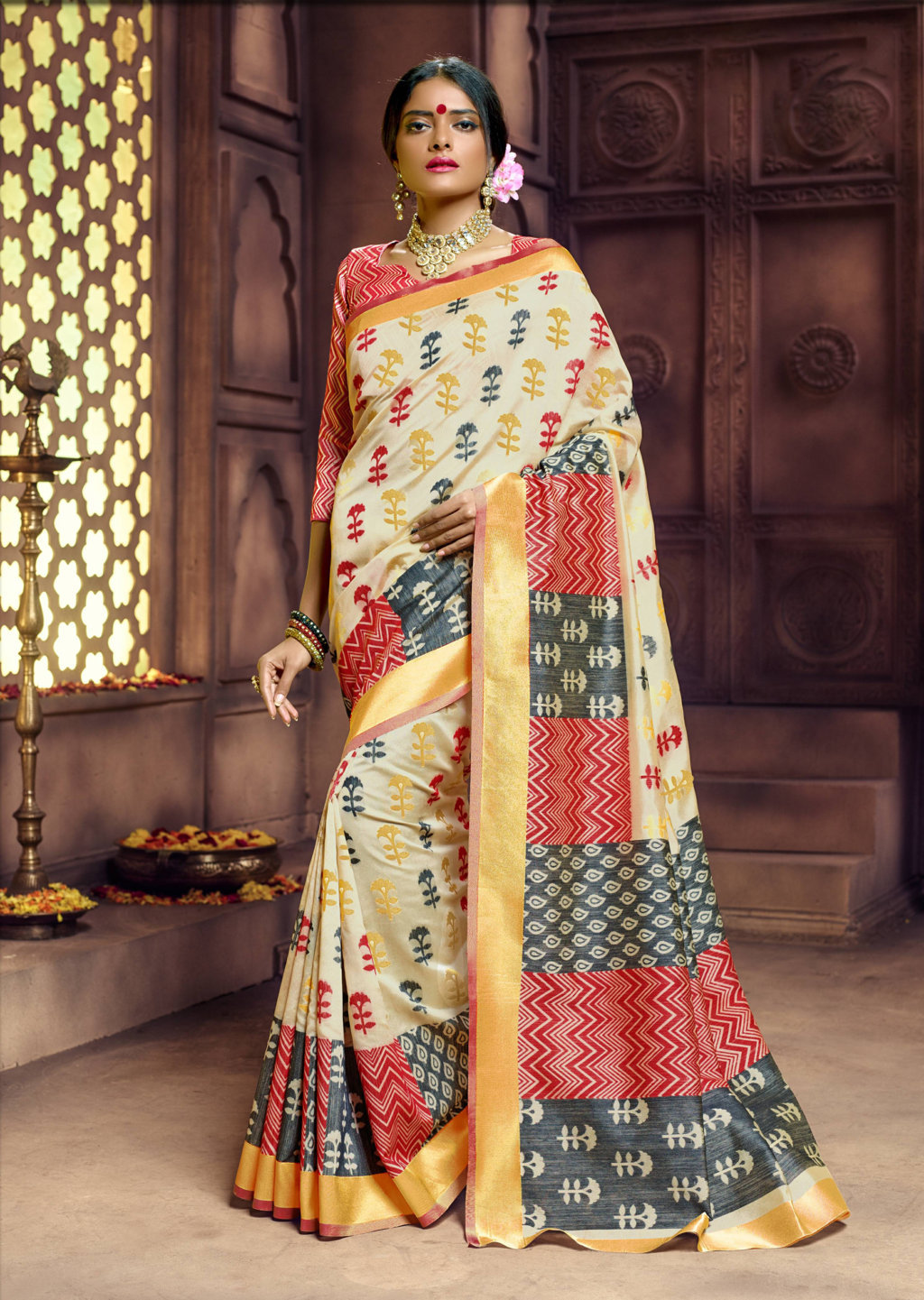 Sangam Presents Veena Pure Banarasi Silk Sarees