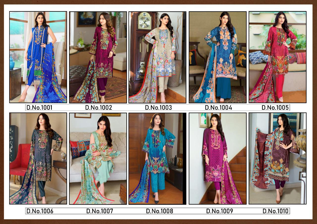Sapphire Lawn Karachi Dress Materials