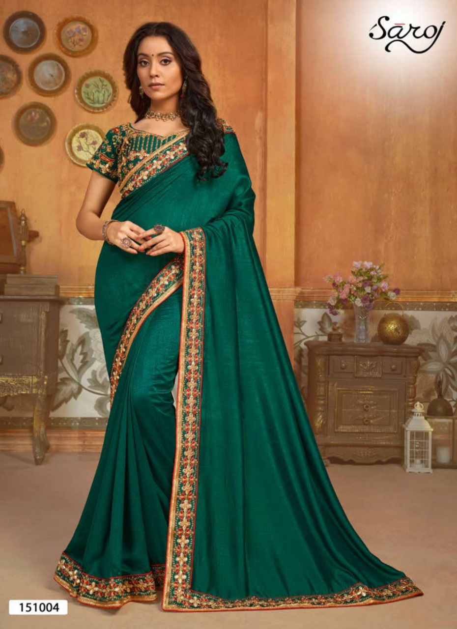 Saroj  Presents Hast Kala Festive Wear Sarees Collection