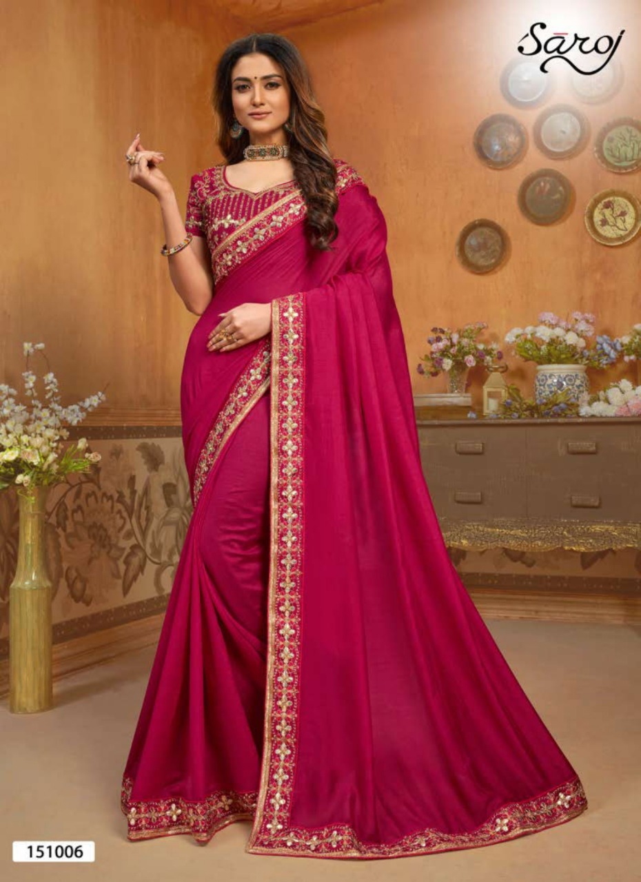 Saroj  Presents Hast Kala Festive Wear Sarees Collection