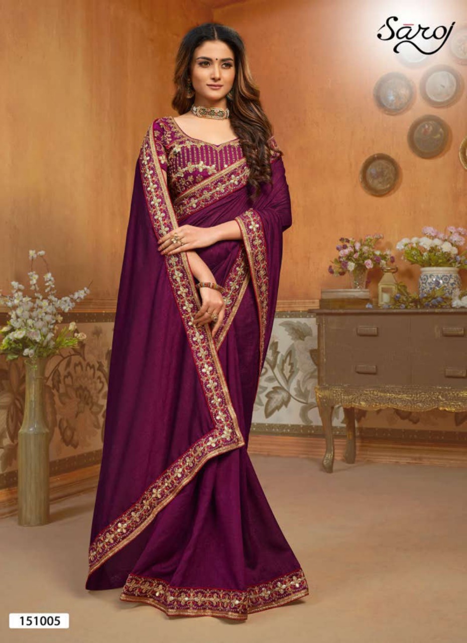 Saroj  Presents Hast Kala Festive Wear Sarees Collection