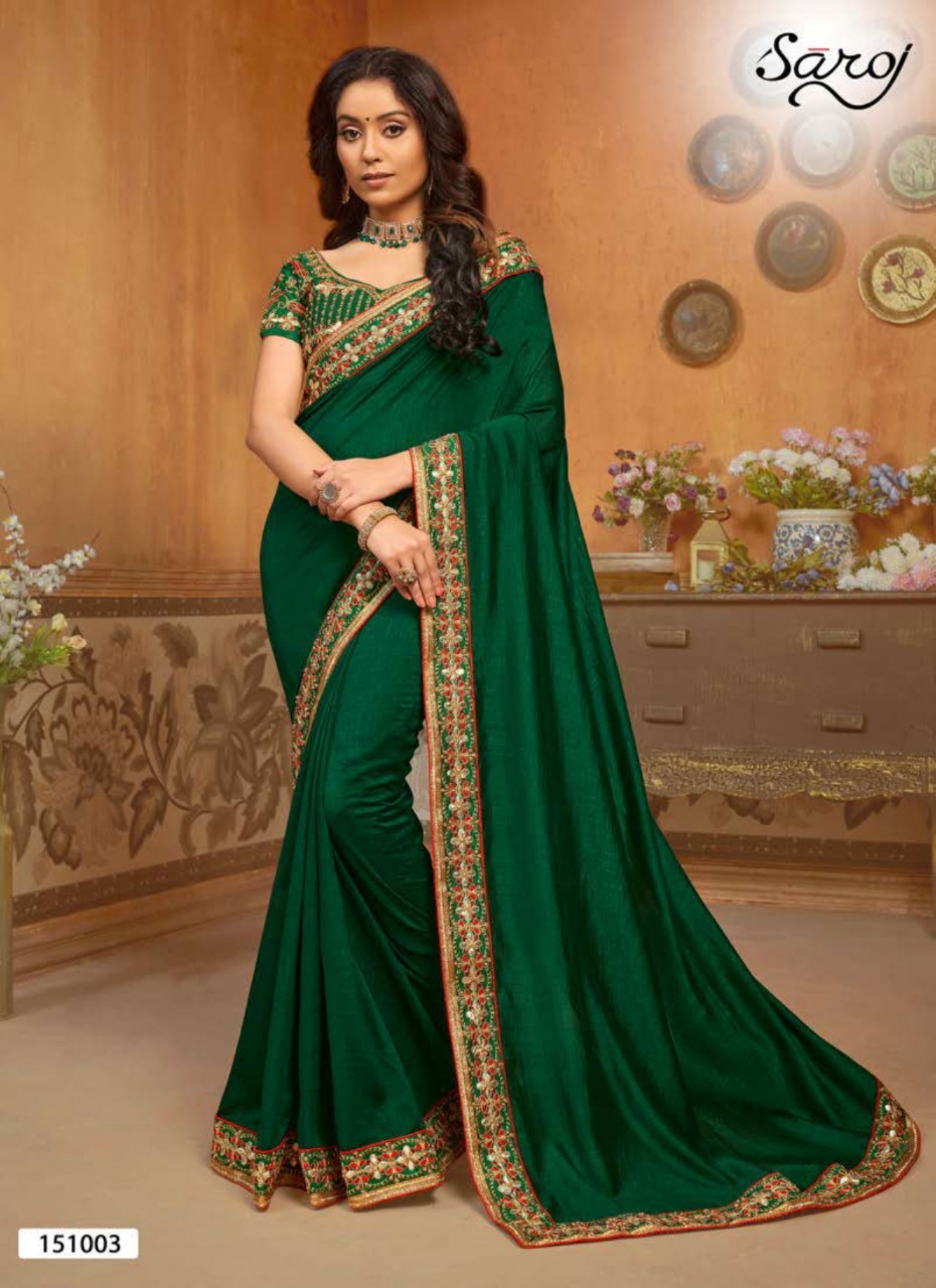 Saroj  Presents Hast Kala Festive Wear Sarees Collection