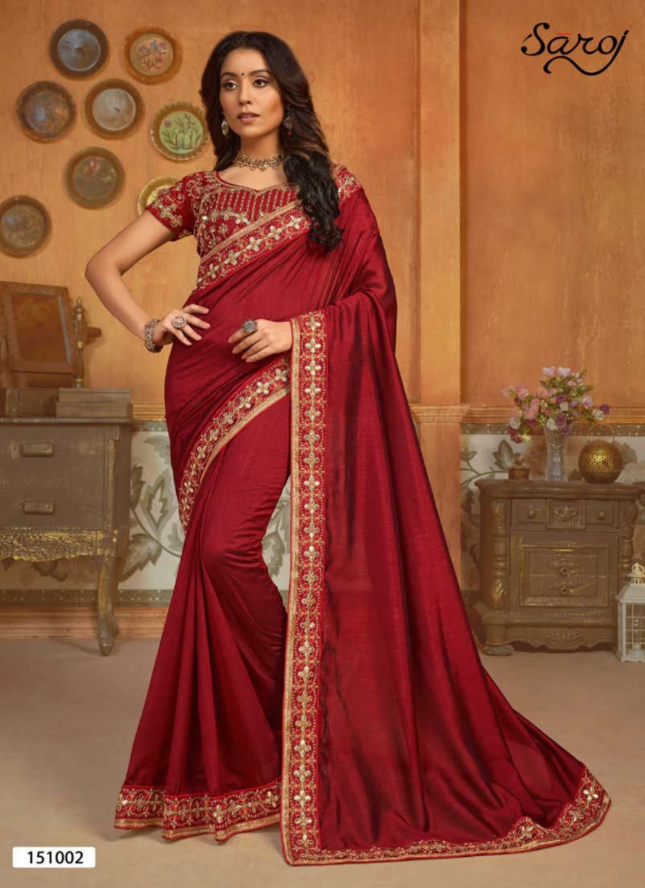 Saroj  Presents Hast Kala Festive Wear Sarees Collection