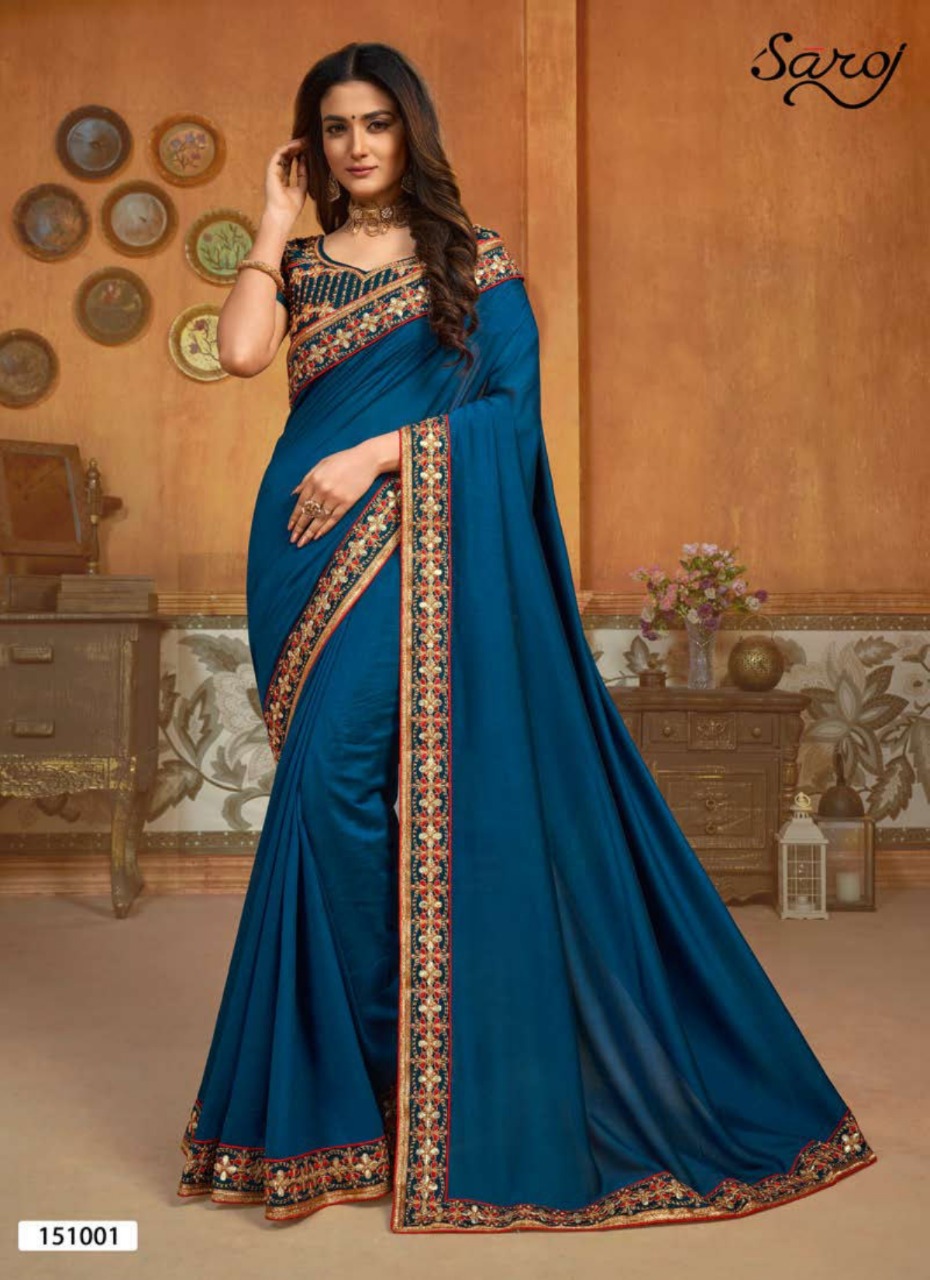 Saroj  Presents Hast Kala Festive Wear Sarees Collection