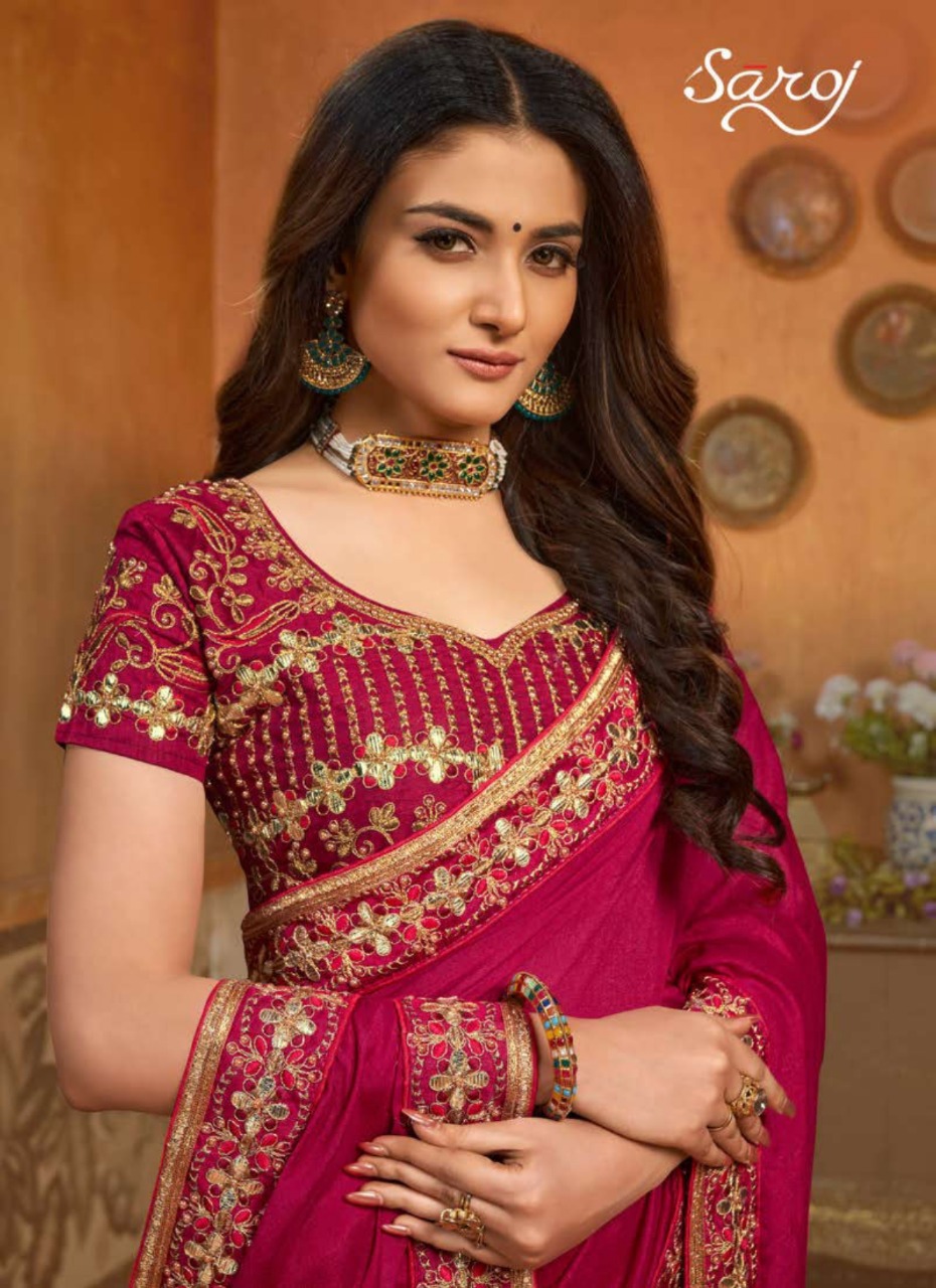 Saroj  Presents Hast Kala Festive Wear Sarees Collection