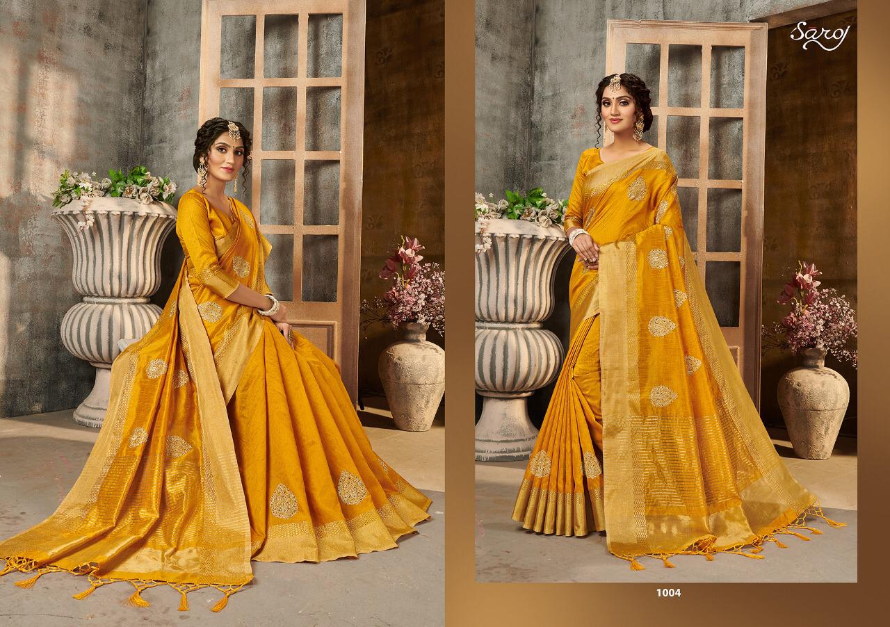 Saroj Presents  Kasturi Silk Festive Wear Sarees Collection
