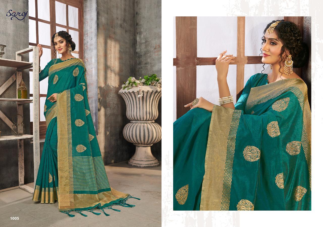 Saroj Presents  Kasturi Silk Festive Wear Sarees Collection