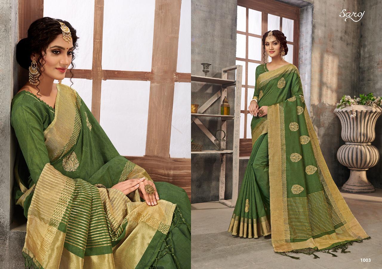 Saroj Presents  Kasturi Silk Festive Wear Sarees Collection