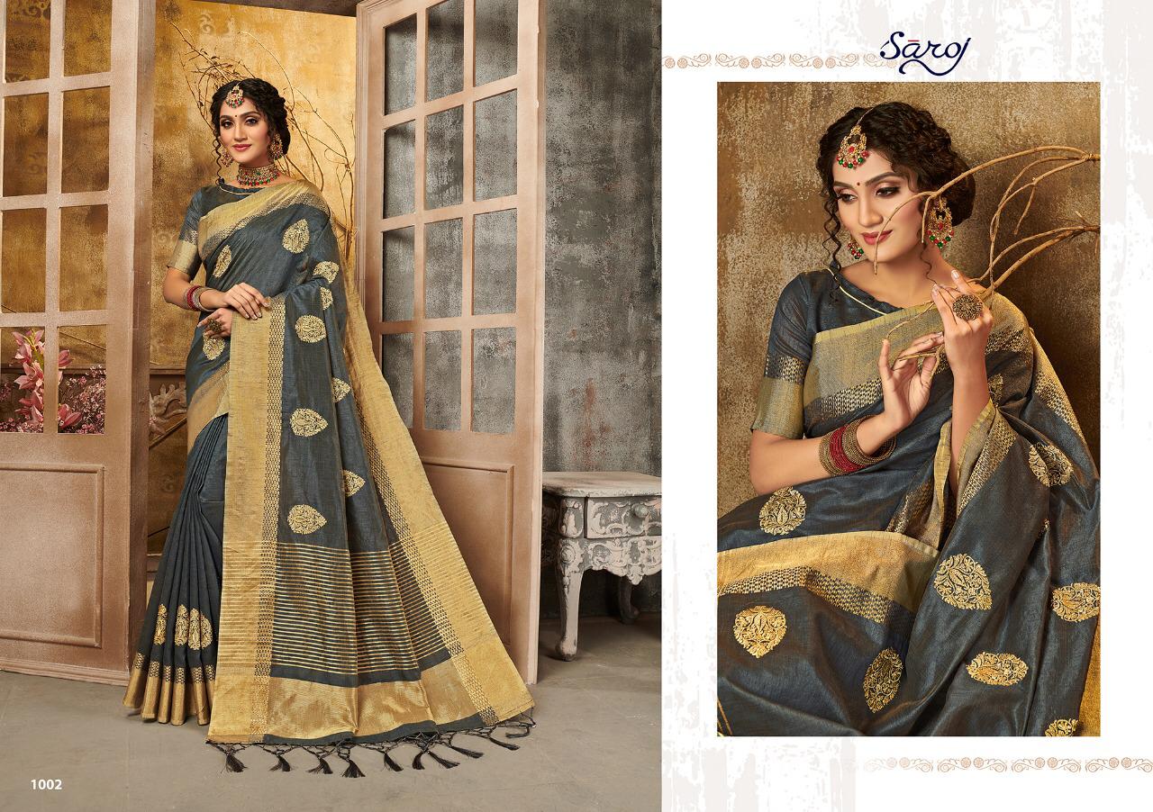 Saroj Presents  Kasturi Silk Festive Wear Sarees Collection