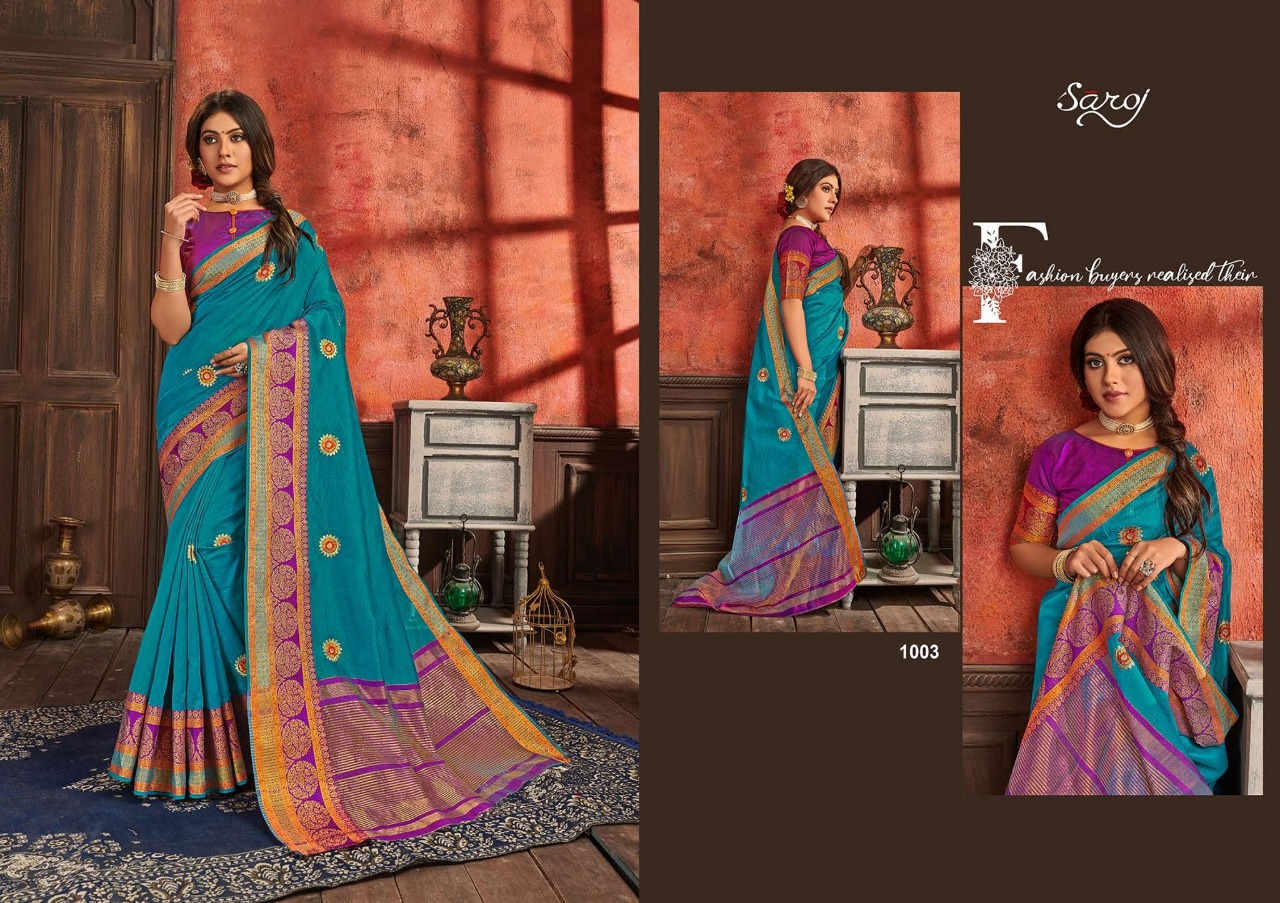 Saroj Presents  Shubh Murat  Vol 2 Festive Wear Sarees Collection