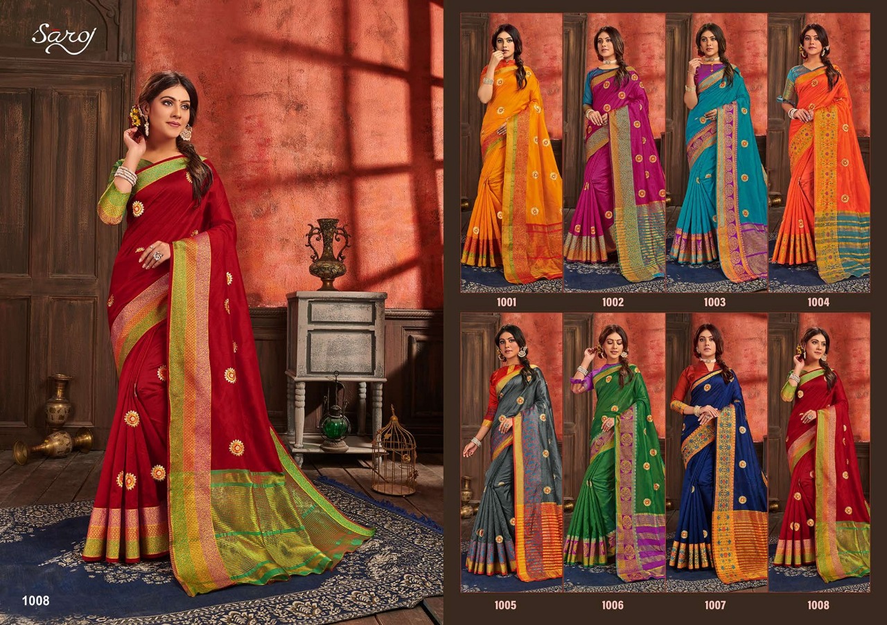 Saroj Presents  Shubh Murat  Vol 2 Festive Wear Sarees Collection