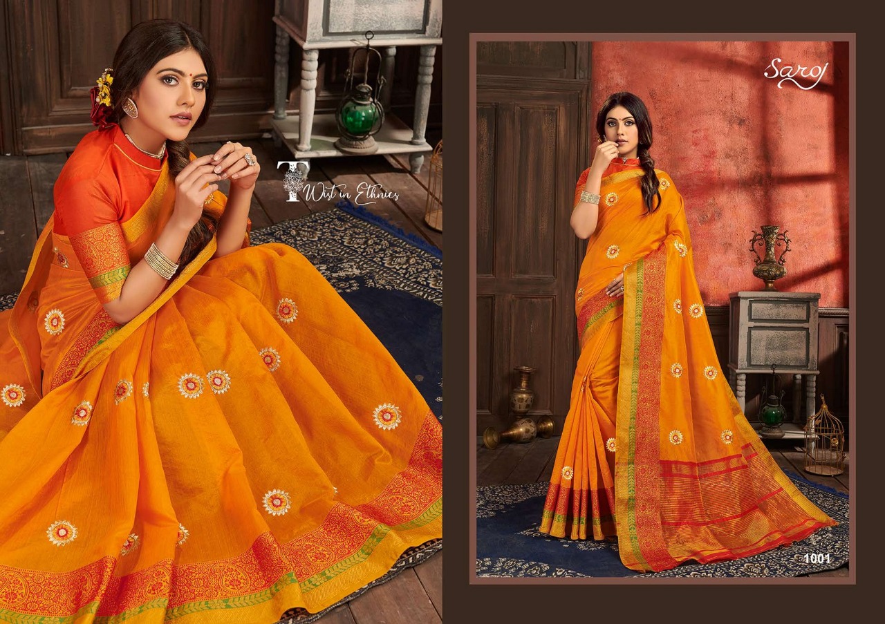 Saroj Presents  Shubh Murat  Vol 2 Festive Wear Sarees Collection