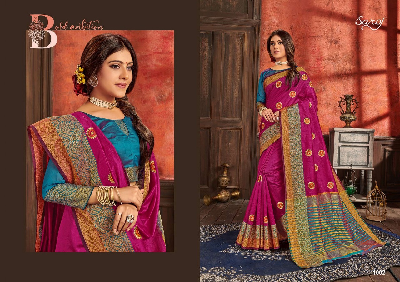 Saroj Presents  Shubh Murat  Vol 2 Festive Wear Sarees Collection