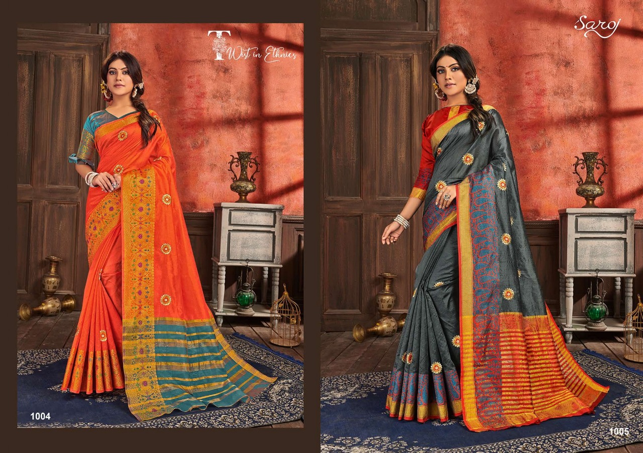 Saroj Presents  Shubh Murat  Vol 2 Festive Wear Sarees Collection