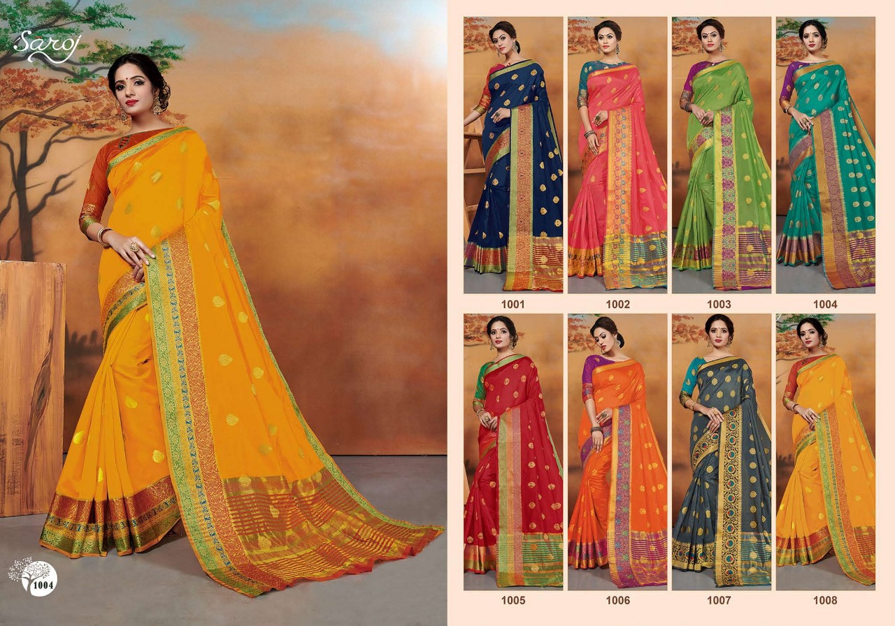 Saroj  Presents Tanishka Ethnic Wear Sarees Collection