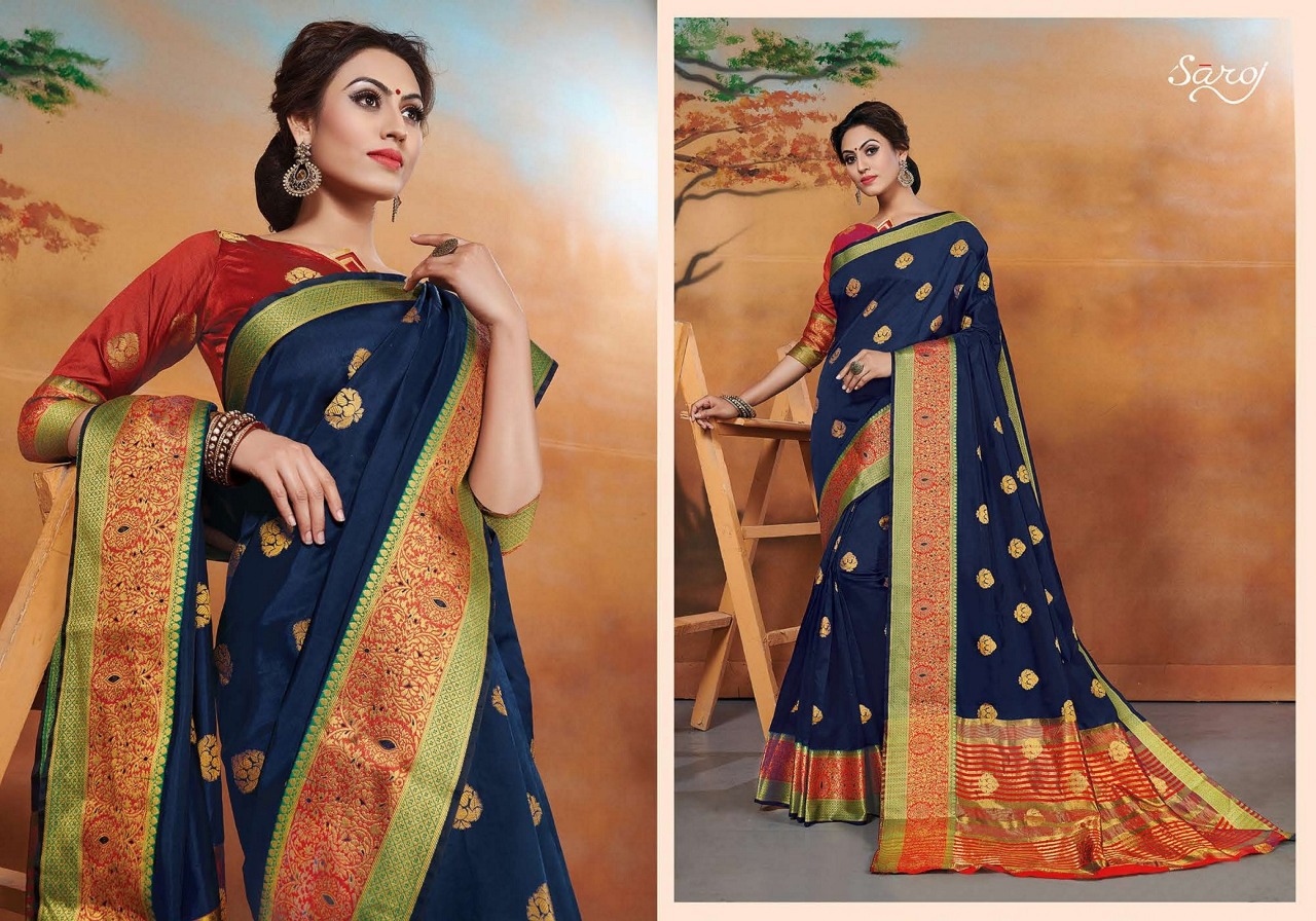 Saroj  Presents Tanishka Ethnic Wear Sarees Collection