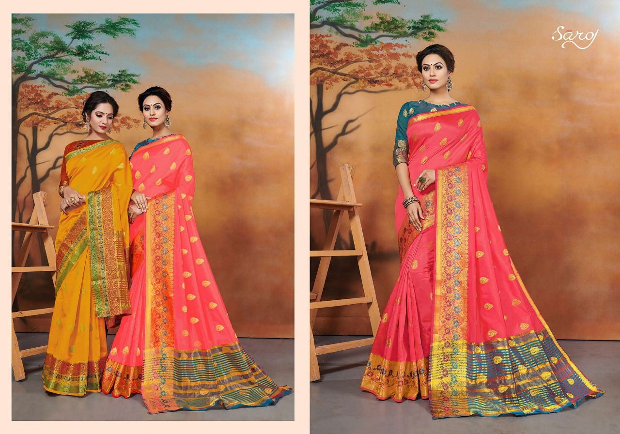 Saroj  Presents Tanishka Ethnic Wear Sarees Collection