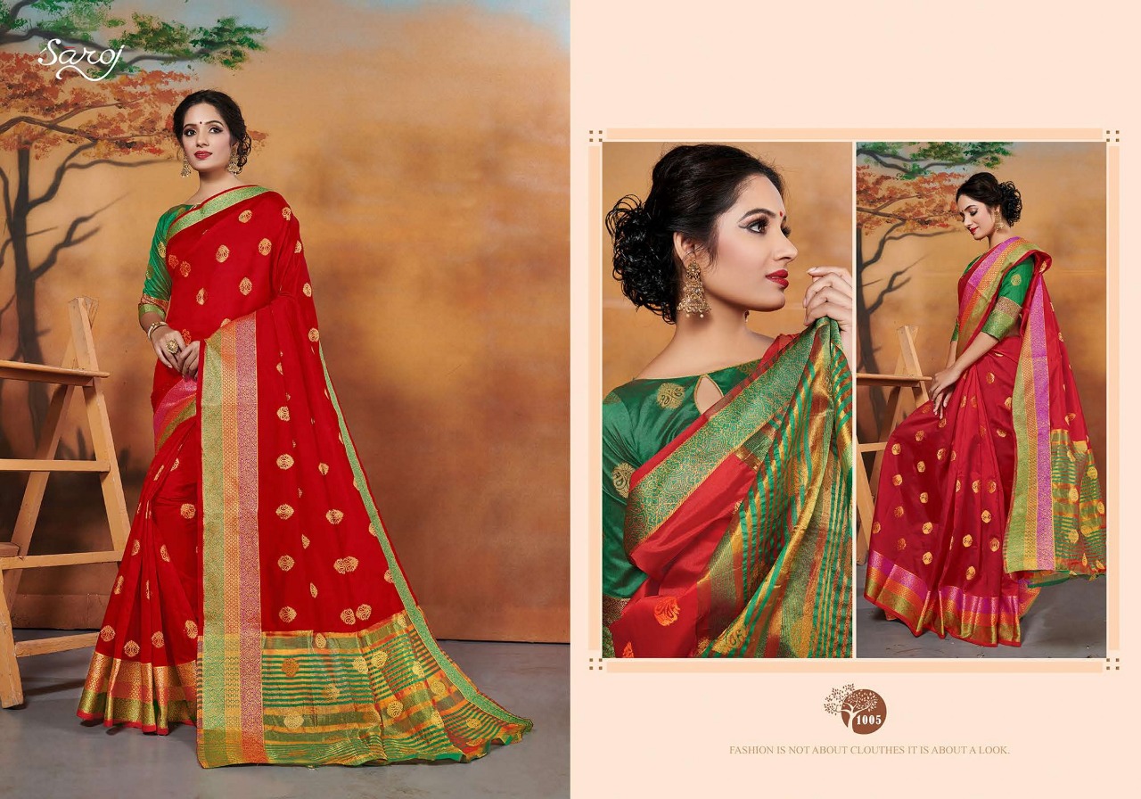 Saroj  Presents Tanishka Ethnic Wear Sarees Collection