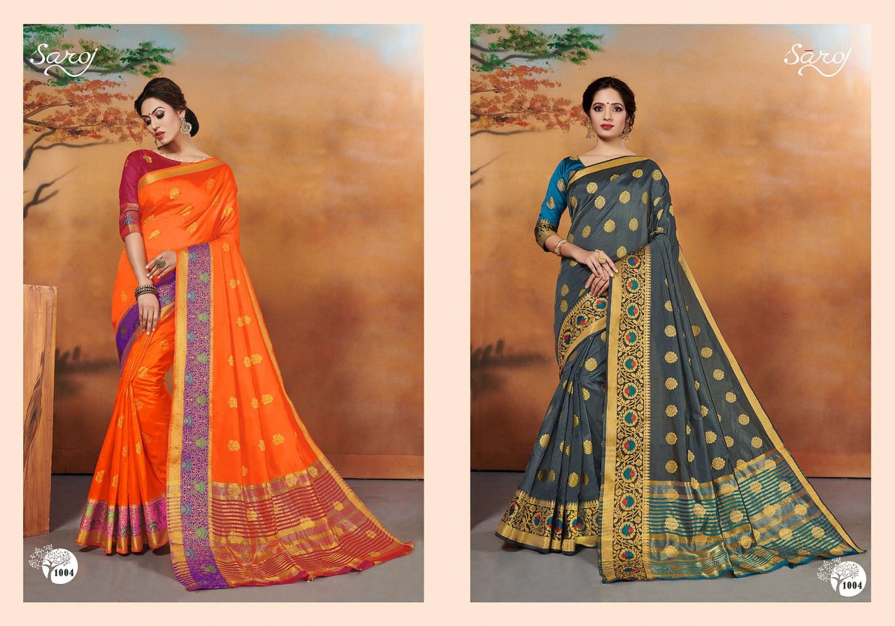 Saroj  Presents Tanishka Ethnic Wear Sarees Collection