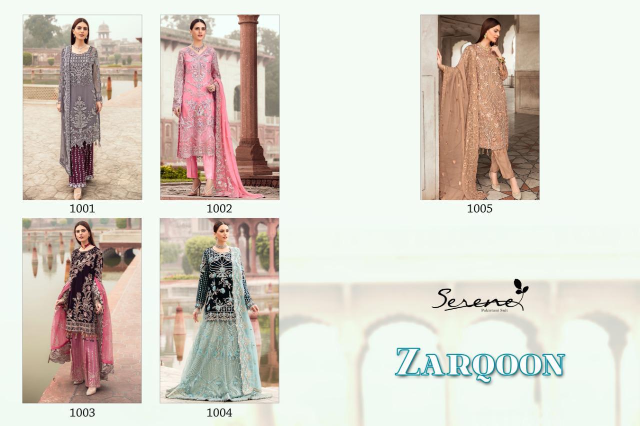 Serene Presents  Zarqoon  Pakistani Salwar Suits