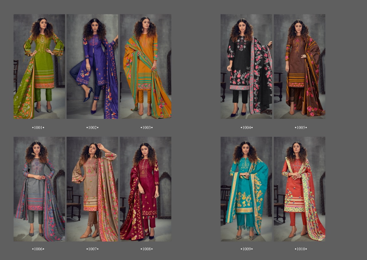 Shree Laxmi Presents Amira Vol 1 Designer Dress Material